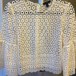 Embroidered crop top